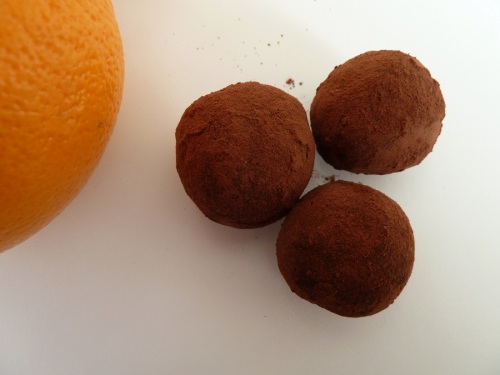 truffes chocolat-orange